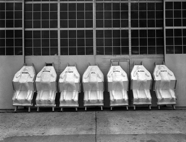 Individually tailored seats for astronauts NASA 