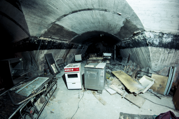 Inside an Abandoned Bomb Shelter in Helsinki Finland 
