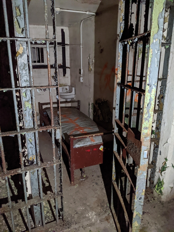 Inside an abandoned prison near Houston TX 