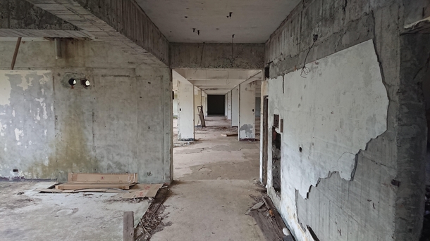 Inside of Abandoned Hotel in Taiwan