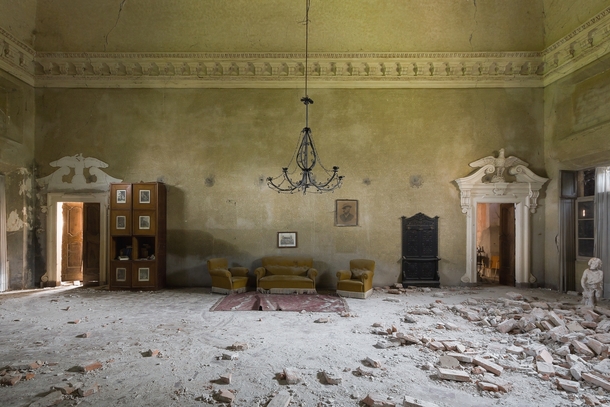 Inside the abandoned Castello dellArtista Italy  by Stefan Baumann