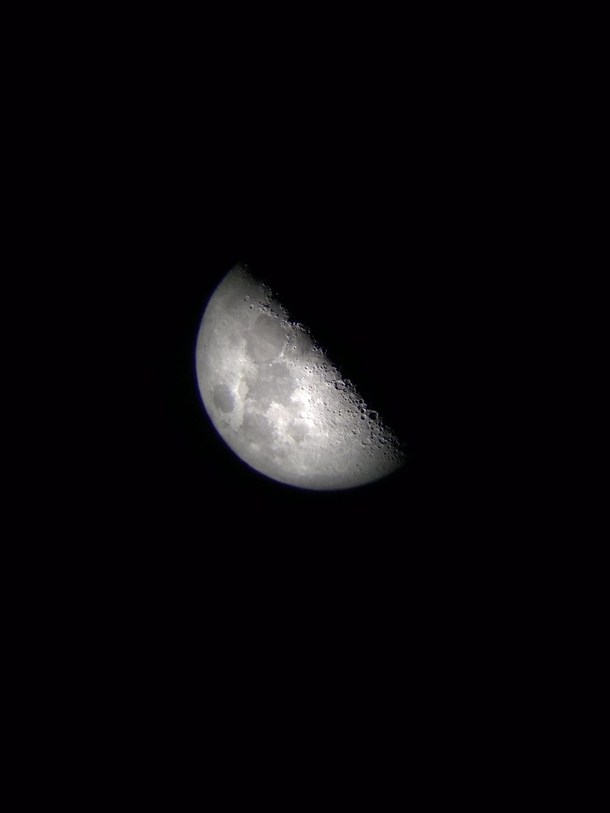 Inspired by usteelandwine  this is a shot taken from my iPhone and an Orion refractor telescope
