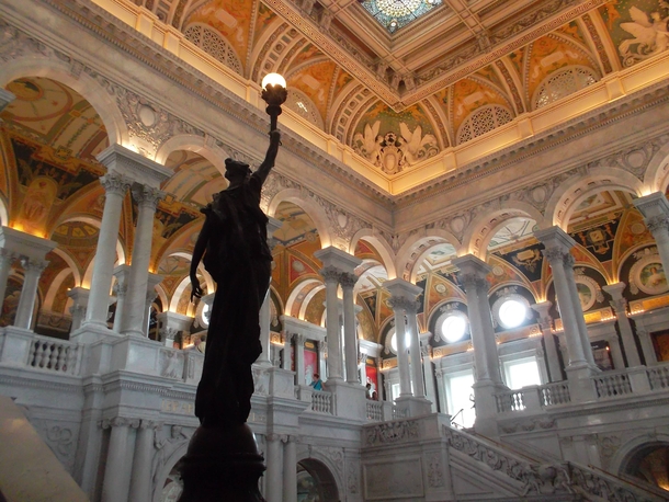 Interior of the Library of Congress 