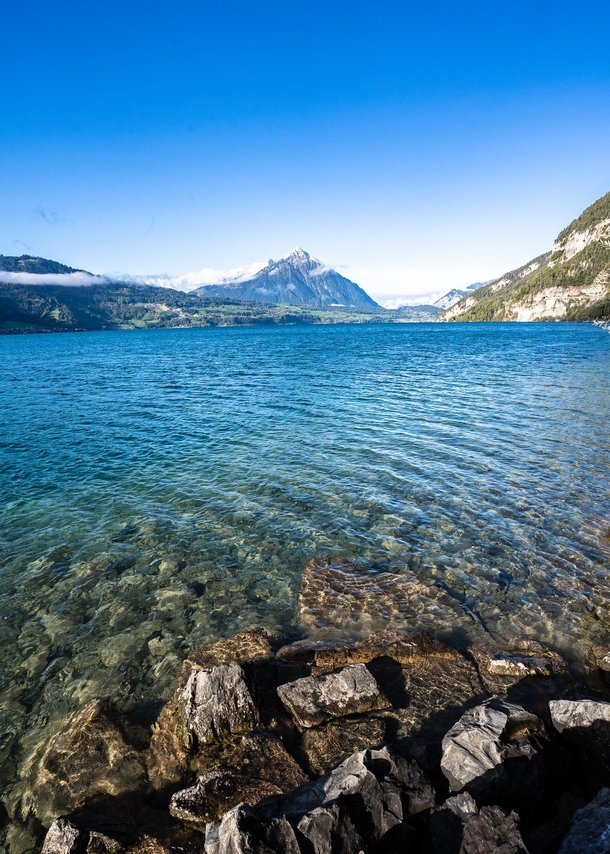 Interlaken Switzerland has some of the prettiest water I have ever seen 