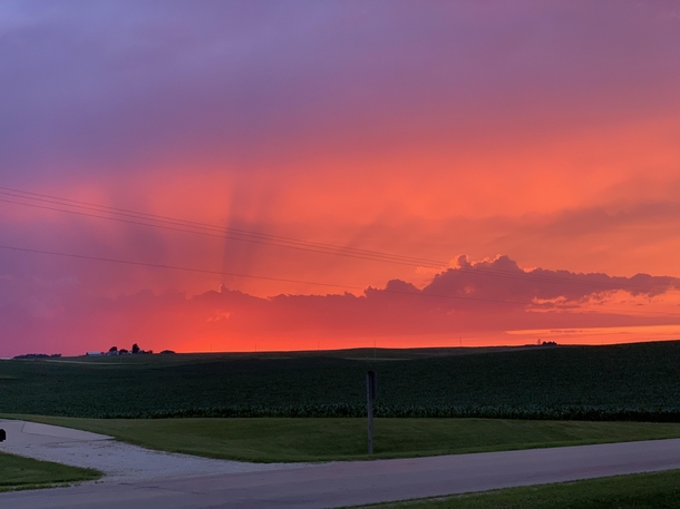 Iowa sunset No filters needed