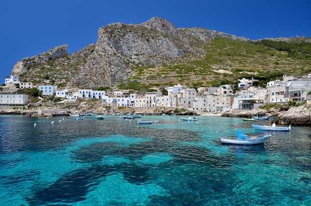 Isola di Levanzo another small island off of Sicily 