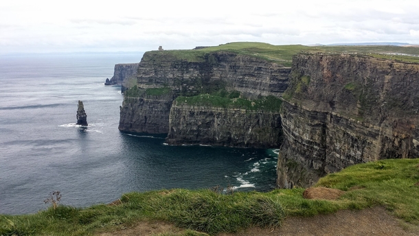 It finally stopped raining Cliffs of Moher Ireland 