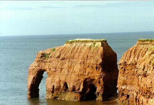 It may not be around anymore but heres Elephant Rock from my home PEI  not OC