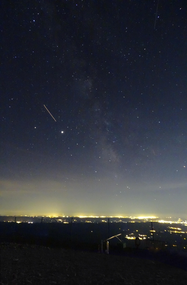 Its the first picture of the milky way Im a little bit proud of The picture was made on the top of the Mont Ventoux in France 