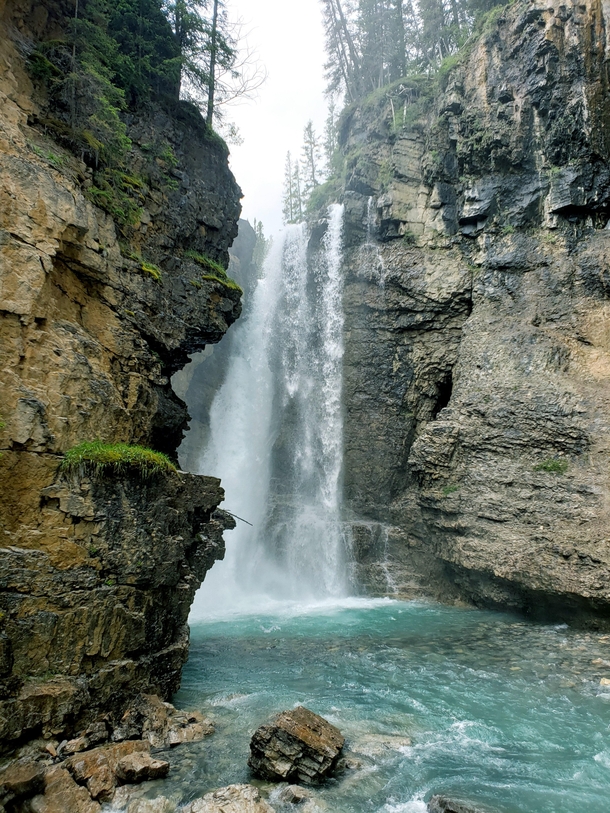 Johnston Canyon Upper Falls AB Canada 