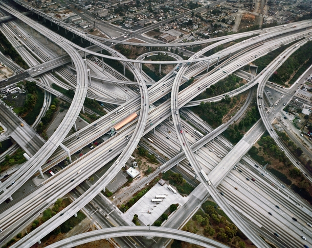 Judge Harry Pregerson Interchange highway  interchange near Athens and Watts communities of Los Angeles California 