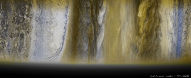 Jupiters clouds as seen by New Horizons on its way to Pluto 