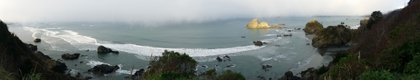 just some nor cal coastline panorama yesterday morning 