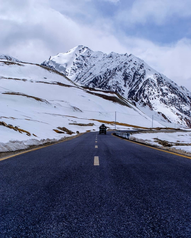 Karakoram Highway - th Wonder of the World - Highest Paved Road at  metres - Khunjerab Pass Pakistan 