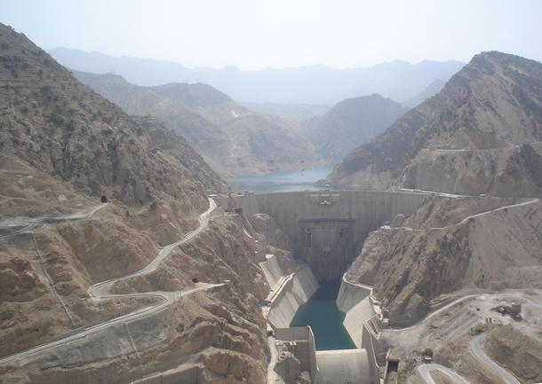 Karun- Dam on the Karun river in the province of Khuzestan Iran 