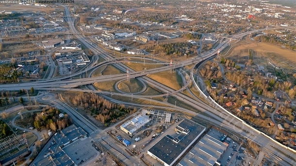 Keh IIITuusulanvyl interchange Vantaa Finland 