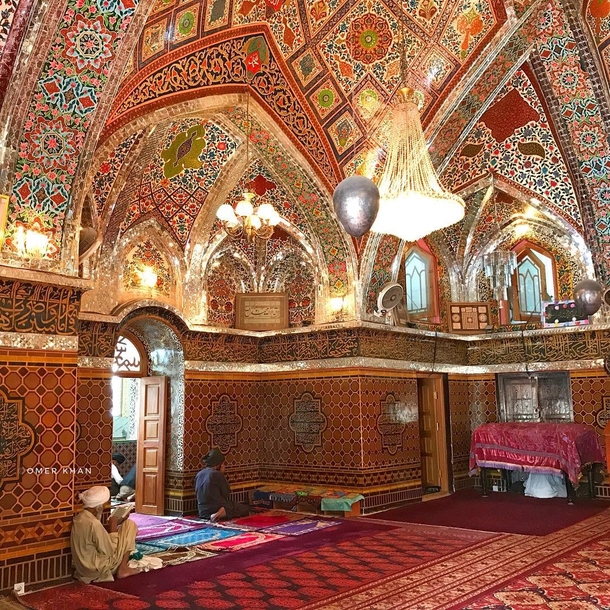 Kherqa-ye Sharif Masjid Kandahar Afghanistan -- mosque containing a cloak worn by the Prophet 