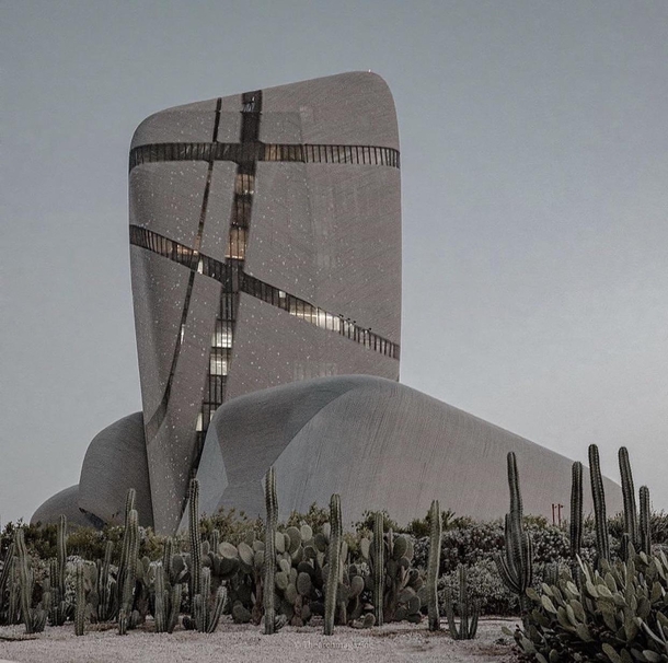 King Abdulaziz Center For World Culture looks like a giant cactus