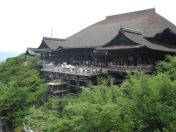 Kiyomizu-dera Pure Water Temple in Kyoto Built in  this Buddhist temple was constructed without any nails 