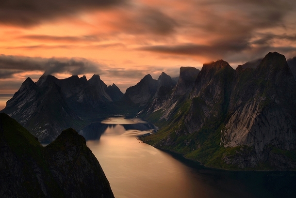 Kjerkfjorden Norway  by Swen Stroop