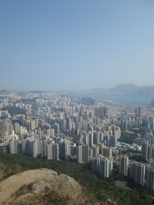 Kowloon Hong Kong from the Lion Rock 