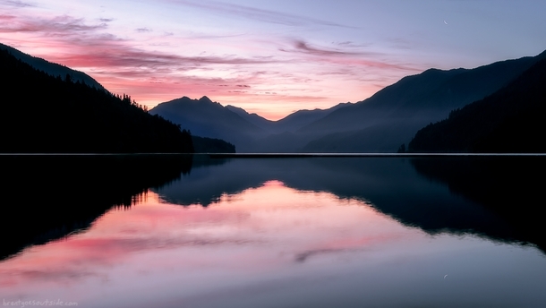 Lake Crescent in Olympic NP WA is  miles long and its depth is unknown Its at least  feet deep 