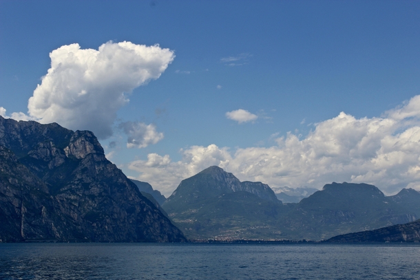 Lake Garda seen from Navene 