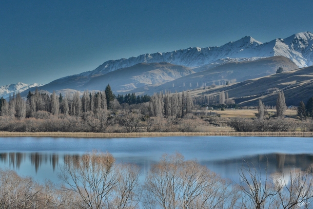 Lake Hayes in New Zealand is relatively small but boasts some wonderful views 