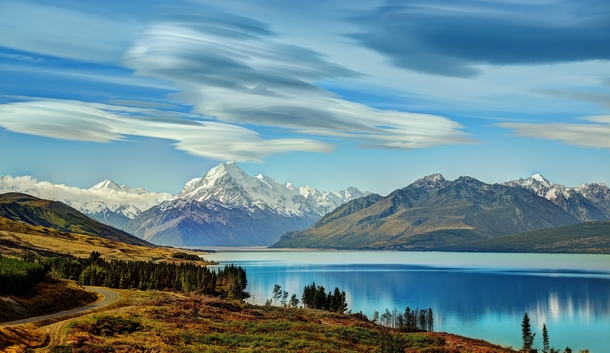 Lake New Zealand Mountains Wallpaper - 