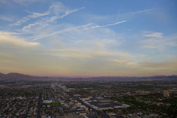 Las Vegas as seen from the Stratosphere Tower 