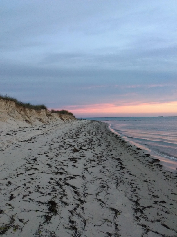 Last night just after sunset Eastville Virginia Dunes Chesapeake Bay 