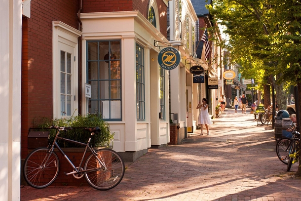 Late Afternoon on Main Street Nantucket 