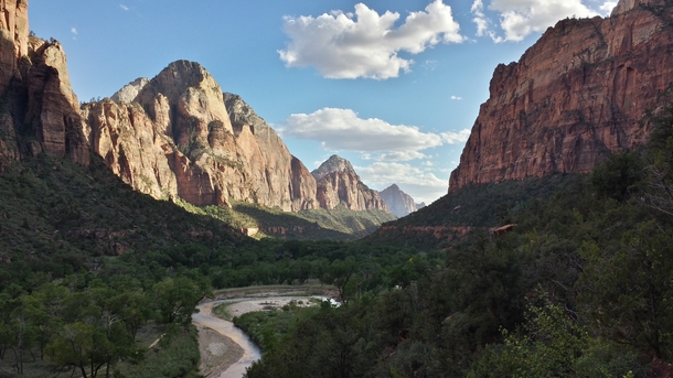 Late afternoon sun-play in Zion National Park  by mylastpost