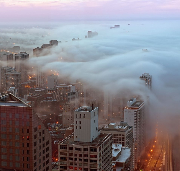 layer of fog over Chicagox-post rfoggypics