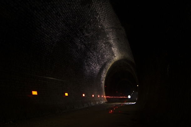 Lighting up a disused train tunnel  x  