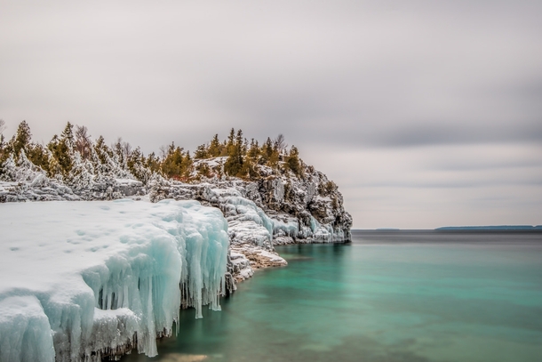 Lions Head Cove in Bruce Peninsula National Park Ontario Canada by Angela House 