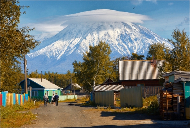 Living near a volcano Kamchatka Russia  photo by Vadim Nikiforov