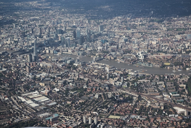 London from the air 