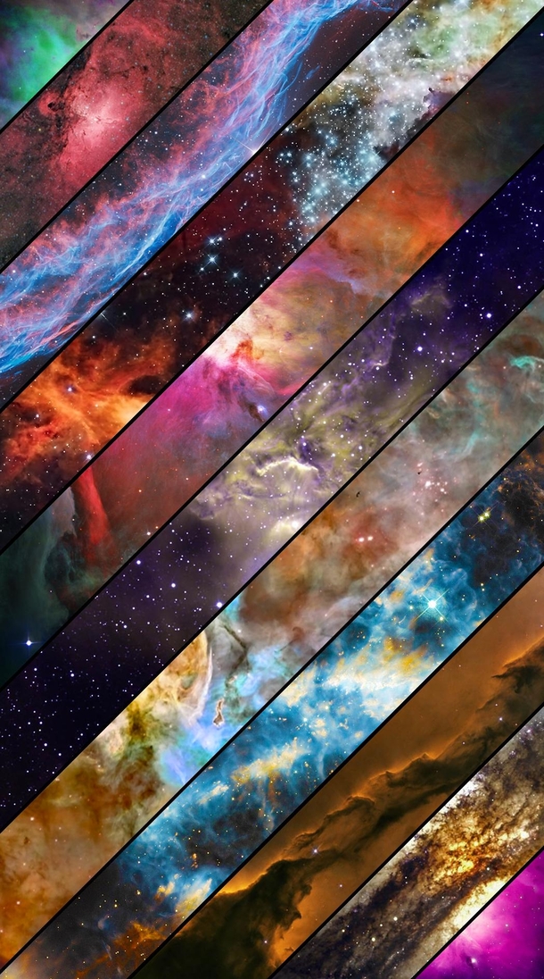 Looking for a similar wallpaper that is Triangles of each Nebula instead of this type that was posted on this site years ago