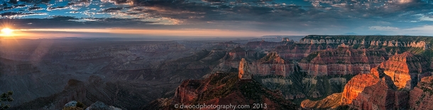 Looking out over Grand Canyon National Park from Point Imperial  by Darren Barnes
