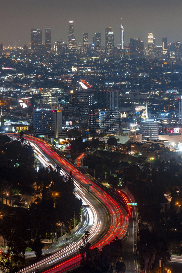 Los Angeles as seen from Jerome C Daniel Overlook 