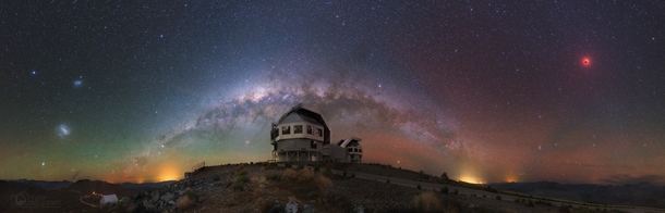 Lunar Eclipse and Milky Way over Chile 
