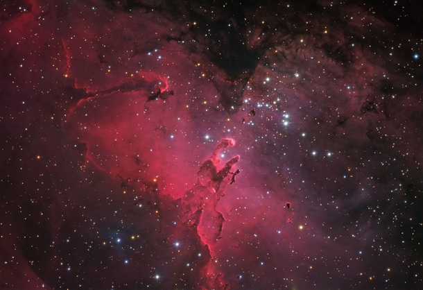 M and the Eagle Nebula 