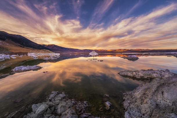 Magical Sunset at Mono Lake California 