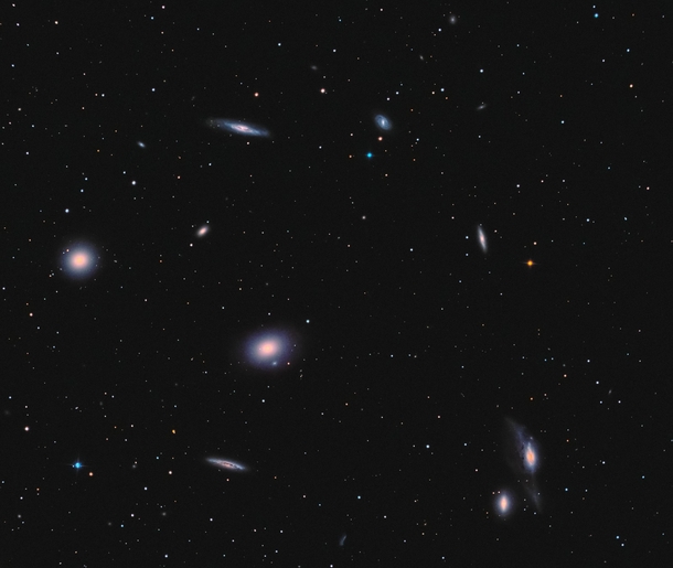 Markarians Chain in the Virgo Coma Cluster