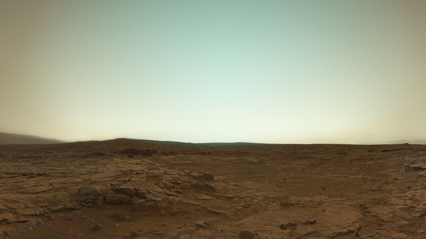 Mars in true color from Curiosity