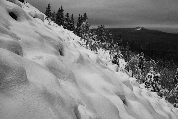 Marshmallow Ridge Mount Khmeli Perm region Russia OC