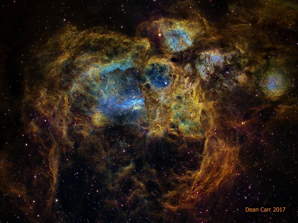 Massive Star Forming Region In The Lobster Nebula   Light Years Away In Scorpius