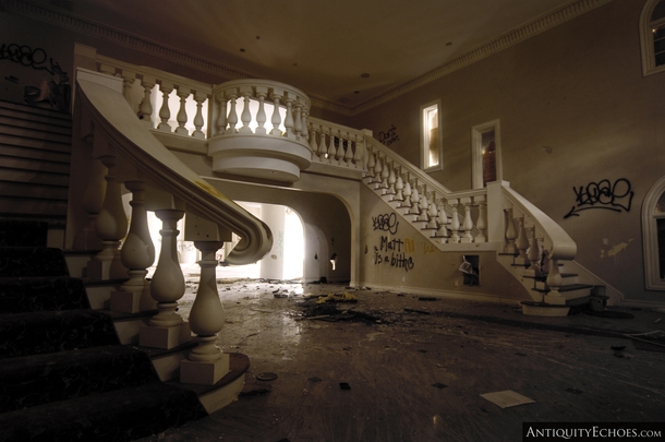 Master Stair in Abandoned Mansion 