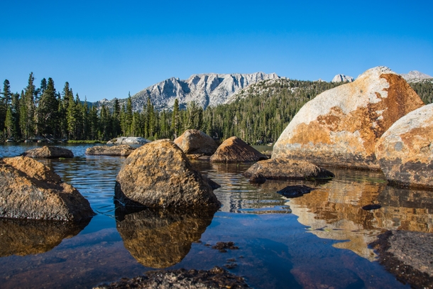 McCabe Lake in the high country of The Sierras 